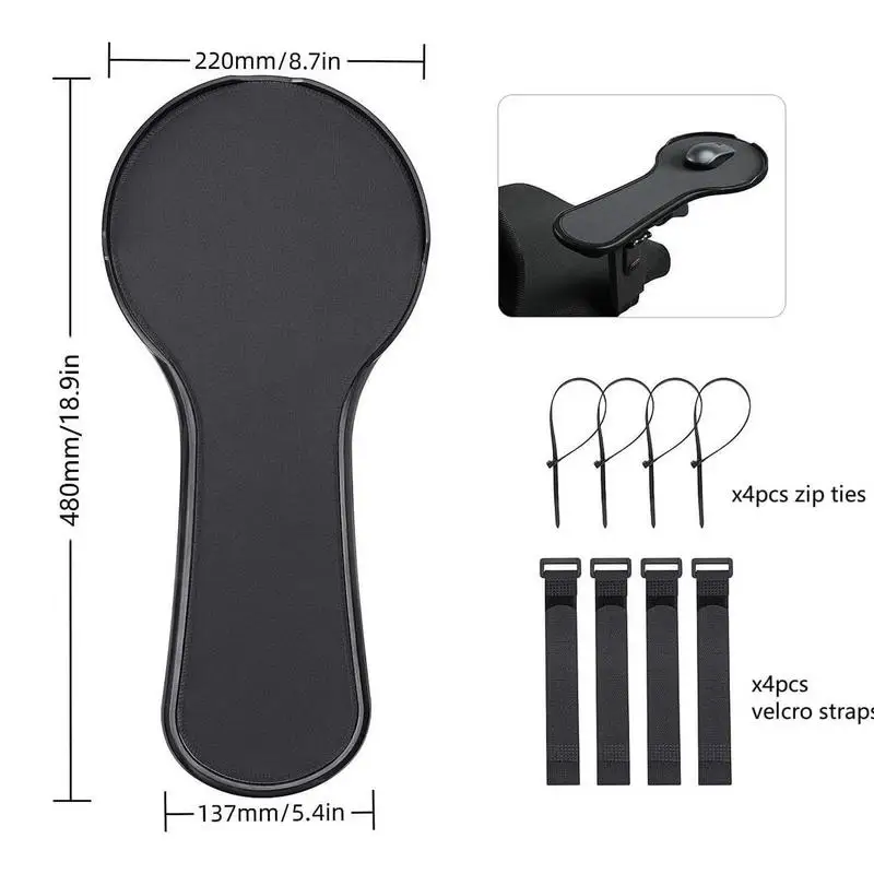 Arm Support Wrist Rest For Table Computer Arm Support Pad Anti-Slip Adjustable Chair Attachment Extension Elbow Mat For Offices - Image 6