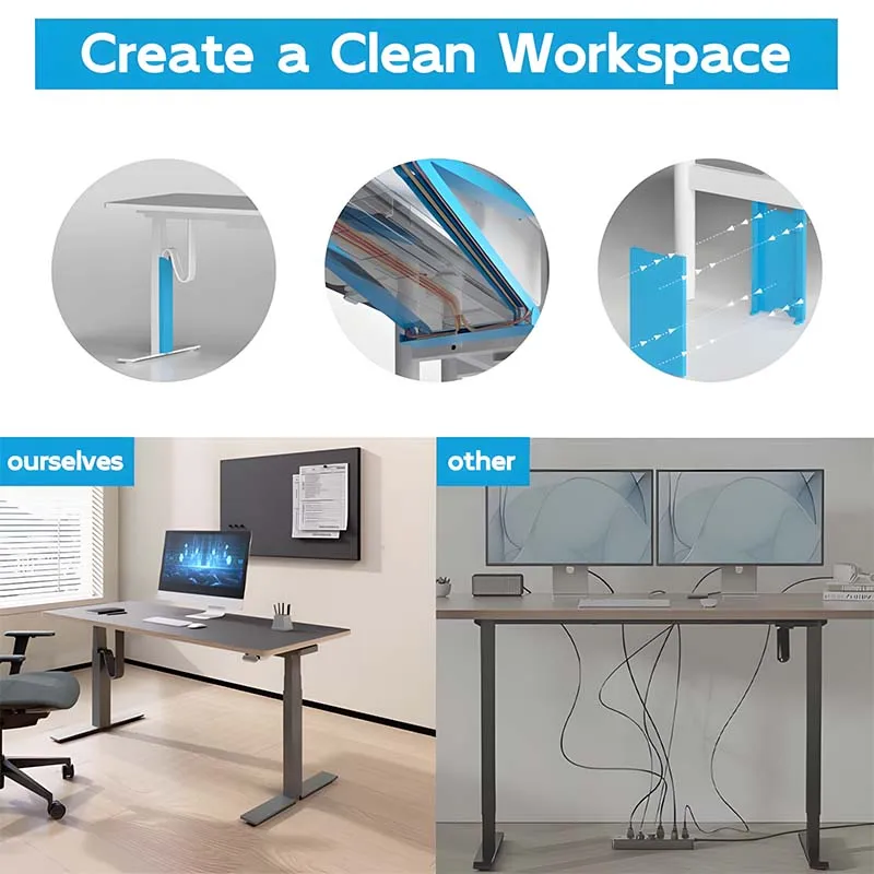 Commercial Furniture 6 Cubicle Workstation Office Partitions Ergonomic Office Chair Executive Desk Computer Office Desks Tables - Image 5